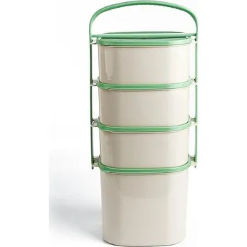 Jídlonosič Plastový jídlonosič 3x1,2l + 1x2l MIX barev víček