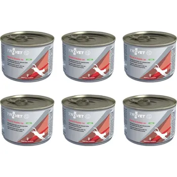 Krmivo pro kočku TROVET Renal & Oxalate RID Jehněčí – mokré krmivo pro kočky – 6×200 g