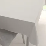 Dekorační obdélníkový ubrus BKS-403 Světle šedobéžový 100x160 cm