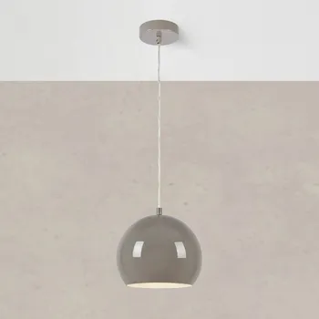 Markslöjd Závěsné světlo Pop, Ø 20 cm, greige, kov šedivý 1 x 20 W - Doprava zdarma