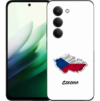 Pouzdro na mobilní telefon Gelový kryt mmCase na Xiaomi Redmi 15 5G (169mm) - Czechia bílé pozadí