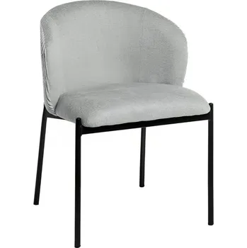 Jídelní židle Světle šedá čalouněná jídelní židle Somcasa Faina