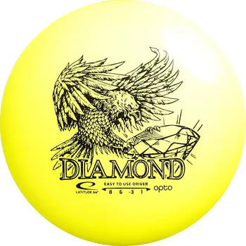 Disc golf Latitude 64° Opto Diamond 157g Žlutá
