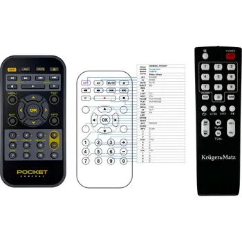 Dálkový ovladač General Kruger&amp,Matz KM0546 - náhradní dálkový ovladač