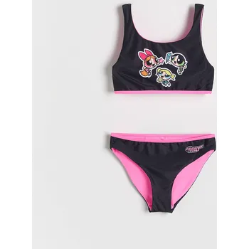 Dětská móda Reserved - Oboustranné plavky Powerpuff Girls - černý - 694EB-99X - 694EB-99X-U12
