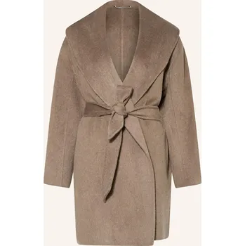 Dámský kabát Boss Dámský Vlněný Kabát Cariby, černošedá, 36