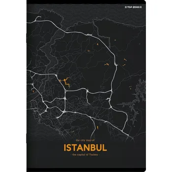 Sešit Sešit A5 s mřížkou TOP-2000, 96 listů