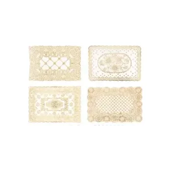 prostírání Prostírání PVC obdéllníkové 4ks zlaté (ER4)