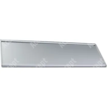 Informační tabulka Stříbrná dveřní tabulka Klassik Plus 132 o velikosti&nbsp;500 x 132 mm