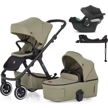 Kočárek PETITE&MARS Kočárek kombinovaný ICON 2v1 LITE AIR + CYBEX Aton B2 i-Size + základna Mossy Green