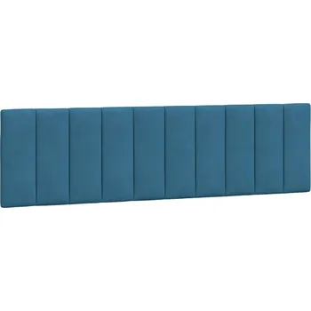 Polštář Polštář na Čelo Sametově modrý 180 x 45 cm