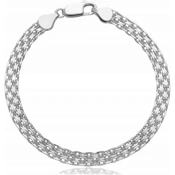 Náramek STŘÍBRNÝ NÁRAMEK NA RUKU BISMARK BISMARCK 19 cm