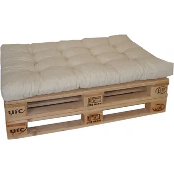 Podsedák Sedák na paletu 120x80 světle béžový melír