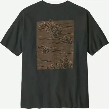 Pánské tričko Patagonia Pánské triko Strataspire Responsibili-Tee®, Old Growth Green - vel. L