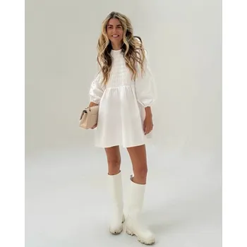 Dámské šaty BeChick Bílé šaty Fairy White BeChick ❤