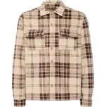Pánská košile BLEND BHBAKI XL Béžová, Hnědá