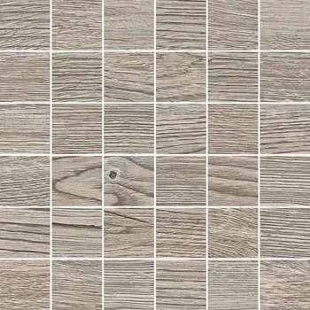 Obklad Nordic Wood Mosaico 5x5 Pepper - dlaždice mozaika 30x30 šedá NDW114N