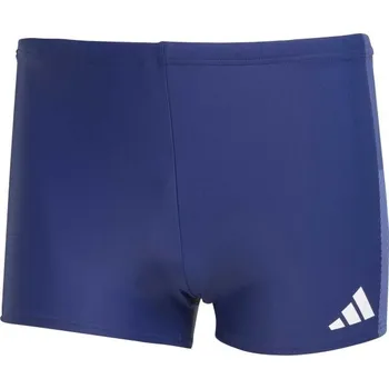 Pánské plavky Pánské plavky adidas BLOCK BOXER 9 Tmavě modrá, Bílá