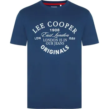 Pánské tričko Lee Cooper Cooper pánské tričko Vintage Blue S