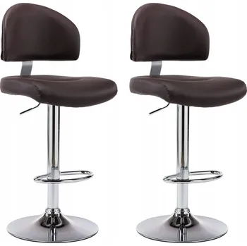 Barová židle Barová Židle v odstínech hnědé, výška 119 cm, umělá kůže