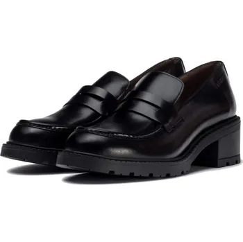 Dámské mokasíny Dámské kožené mokasíny Wonders D-1401 černá Barva: černá, Velikost: 37