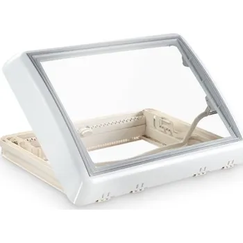 Autodoplněk Náhradní sklo DOMETIC Midi-Heki se šrouby na panty bez upevňovacích dílů Barva: Bílá