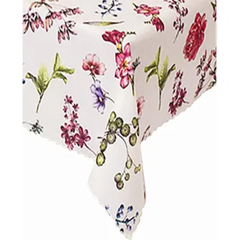 ubrus Teflonový ubrus - KVĚTINY,LISTY 140x180 ovál