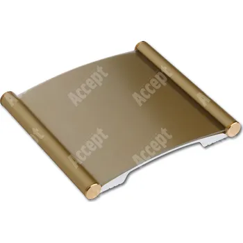 Informační tabulka Zlatá dveřní tabulka Plato 090&nbsp;o velikosti&nbsp;90 x 90 mm