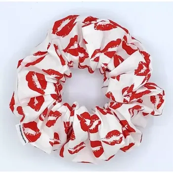 Bavlněná Scrunchie gumička pusinky XXL