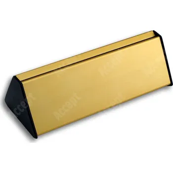 Jmenovka na stůl Stolní jmenovka ACS (nezásuvný systém, 187x62mm) - zlatá jmenovka