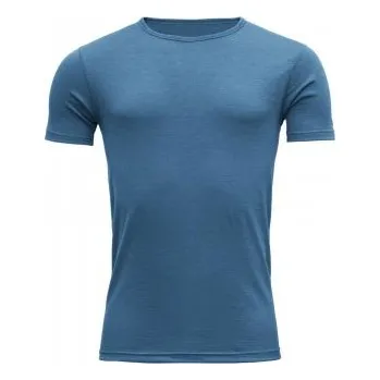 Devold BREEZE pánské triko s krátkým rukávem Blue Melange