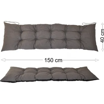 Podsedák 150x40 šedý melír