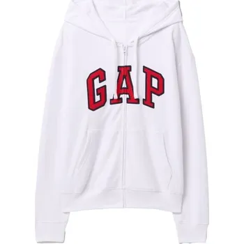 Dámská mikina Dámská mikina GAP HERITAGE S Bílá, Červená