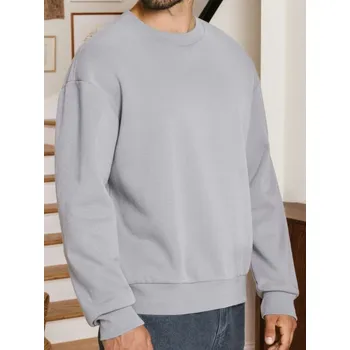 Pánská mikina Sinsay - Mikina basic - šedá - 2325O-09X - 2325O-09X-XL