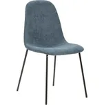 Modrá látková jídelní židle Marckeric Renne
