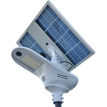 Venkovní osvětlení SANKO Solární pouliční lampa LED SL-40-80 6000K (LED 40W 7200lm oboustranný panel 80W LiFePO4 345 Wh)