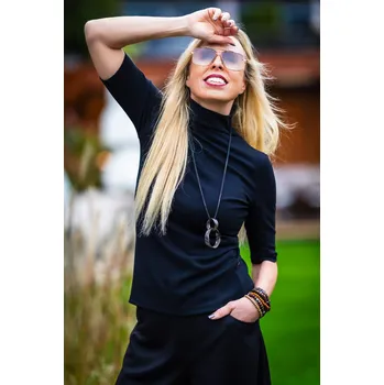 Dámský svetr Jadberg Women Dámský černý rolák Hugo Velikost: S