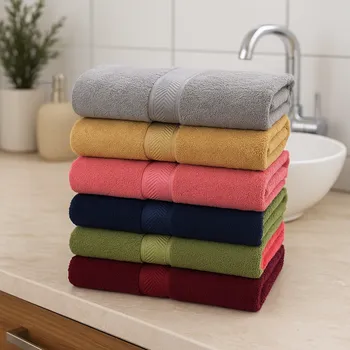 Ručník BF-Ručník CARLO 50 x 90 cm Barvy ručníků: TMAVĚ MODRÁ