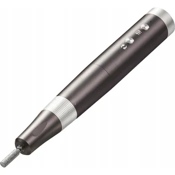 SucceBuy Elektrická vrtačka na nehty 188x23x23MM 650MAH Černá barva