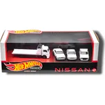 Sada Mattel Hot Wheels Premium Nissan Collector 4 ks