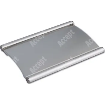 Informační tabulka Stříbrná dveřní tabulka Plato 090 o velikosti&nbsp;148 x 90 mm