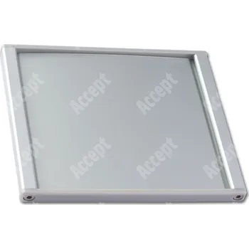 Informační tabulka Stříbrná dveřní tabulka Klassik Plus 132 o velikosti&nbsp;105 x 132 mm