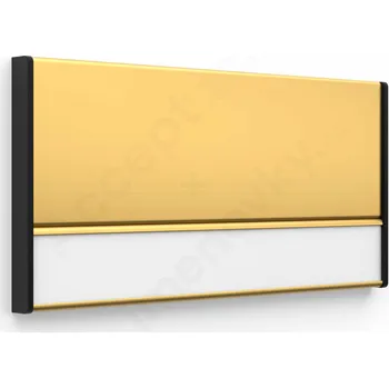 Informační tabulka Zlatá&nbsp;dveřní tabulka&nbsp;ACS&nbsp;o velikosti&nbsp;187 x 93 mm&nbsp;s&nbsp;kombinovaným systémem