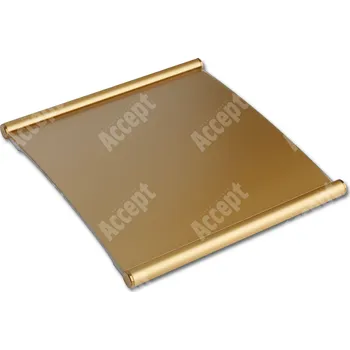 Informační tabulka Zlatá dveřní tabulka Plato 150&nbsp;o velikosti&nbsp;148 x 150 mm