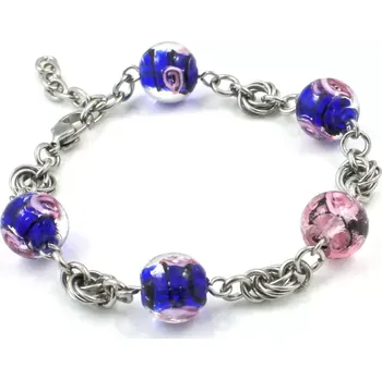 Náramek Korálky na ruku s vinutými perlami