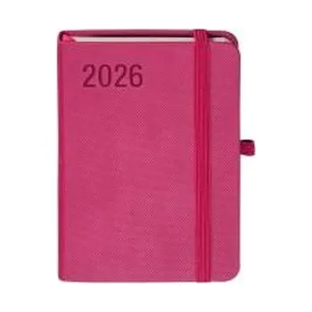 Diář Kalendarz 2026 A6 Rubi różowy TDW