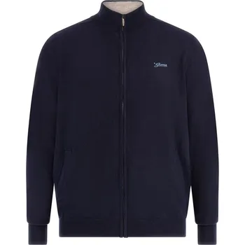 Pánský svetr Pánský Svetr GUESS VAUGHAN LS ZIPPED CARDI BASIC M3YR02Z3052-G7V2 – Tmavě modrá M