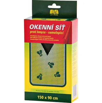 Síť proti hmyzu Papírny Moudrý Samolepící okenní síť proti hmyzu 90 x 150 cm
