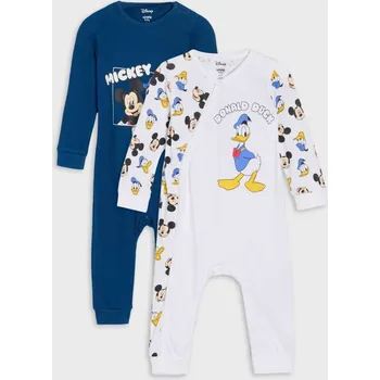 Chlapecké spodní prádlo Sinsay - Sada 2 overalů Mickey Mouse - bílá - 623EM-00X - 623EM-00X-62