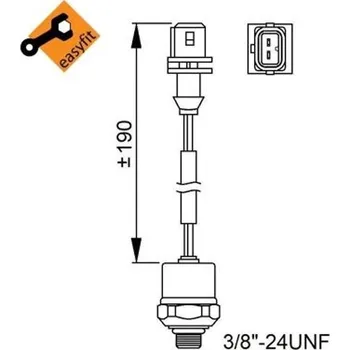 Snímač klimatizace MB ACTROS NRF NRF38951